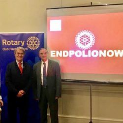 Paolo Santoro e Francesco Mazzotta alla World Polio Day 2019 al Rotary Firenze Nord